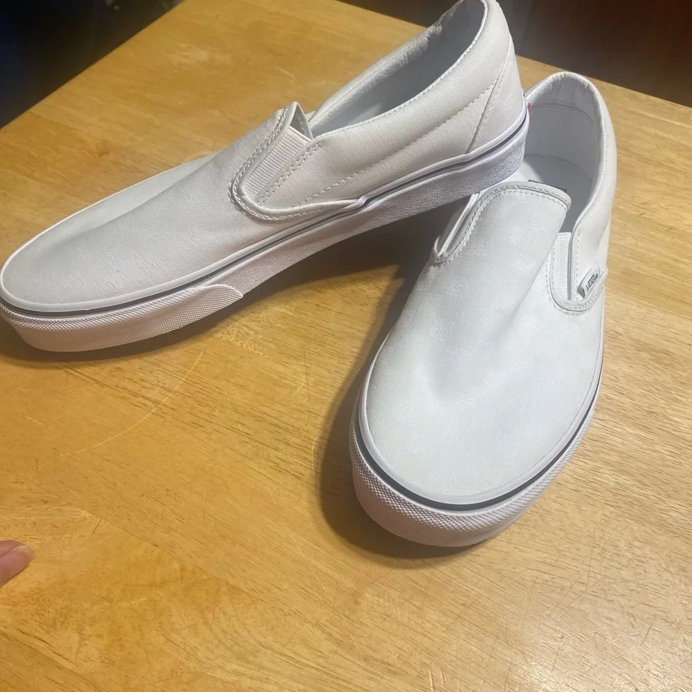 Men’s “VANS” glow in the dark, slip on boat shoes